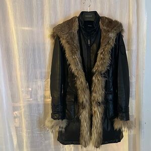 RUDSAK Rita Luxury Leather Down Coat